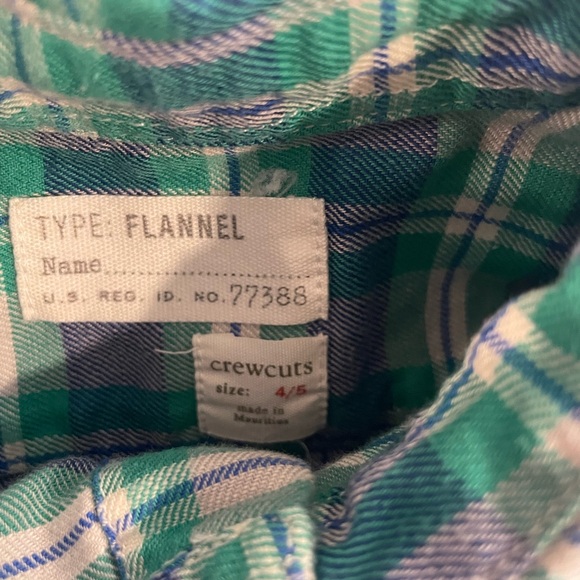 J crew boys flannel shirt 4/5 - Picture 2 of 2